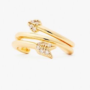 $48 Kate Spade love game arrow ear cuff earring